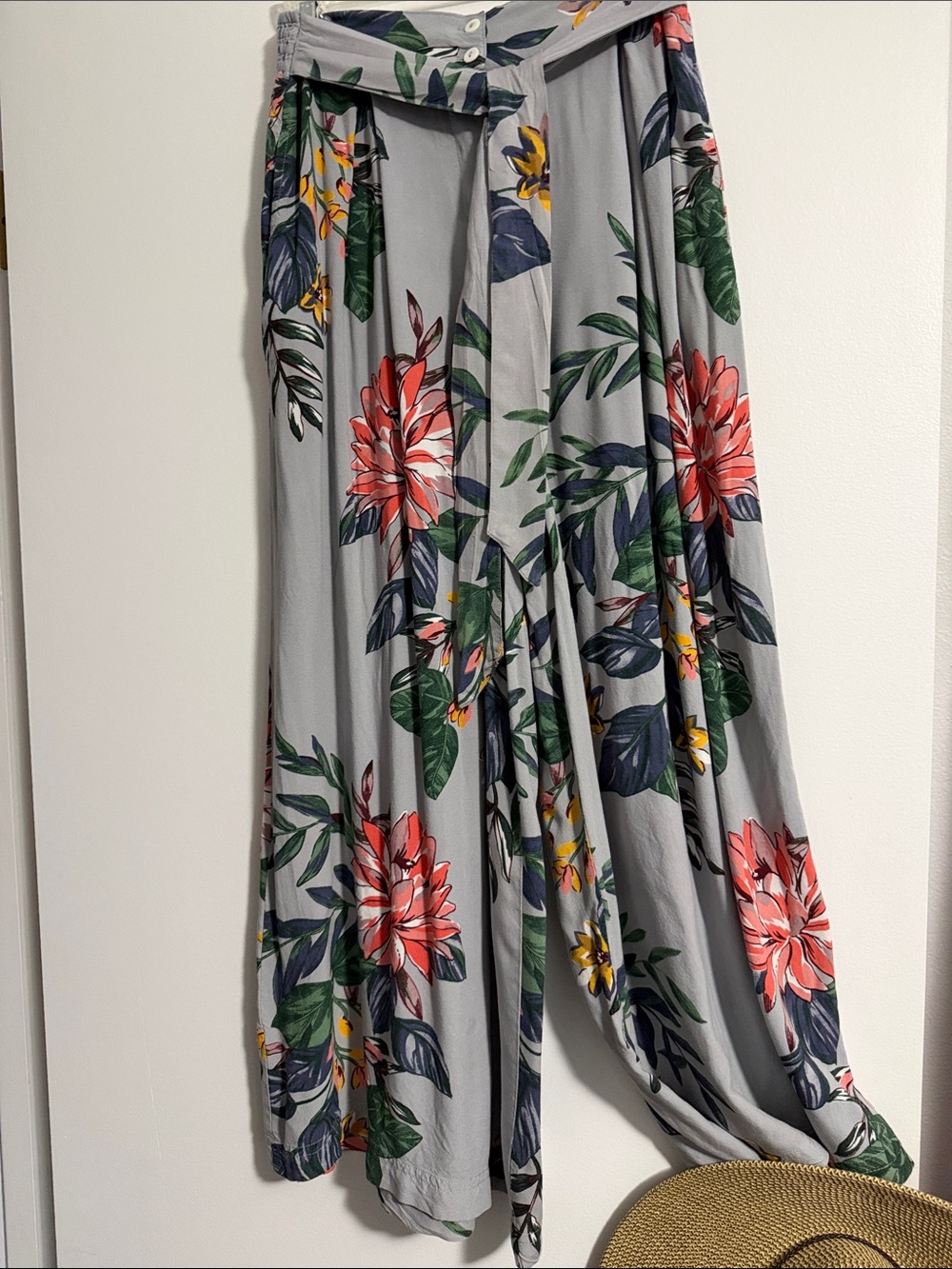 Patrons of Peace M Anthro Wide Leg Flowy Pants EUC